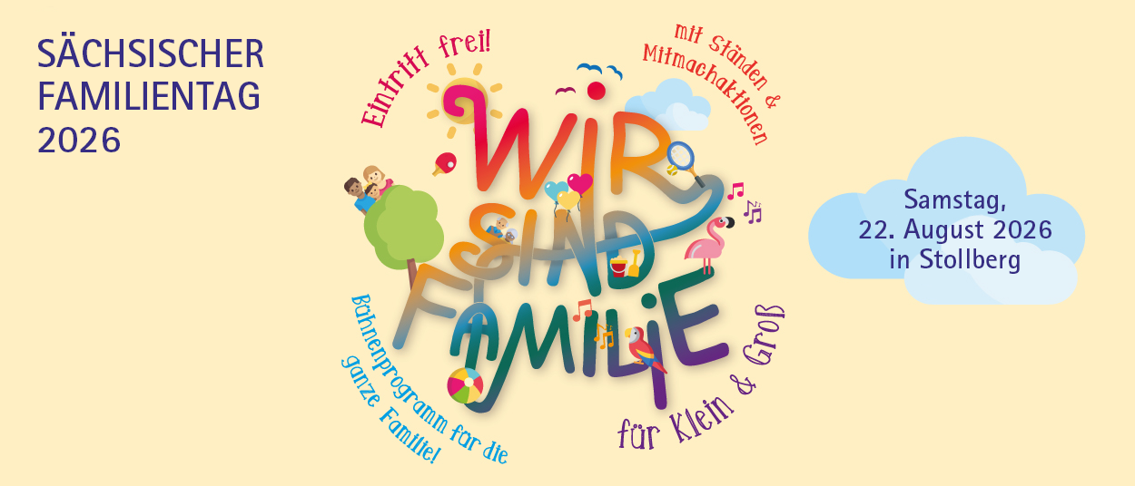 S&auml;chsischer Familientag 22. August 2026 in Stollberg